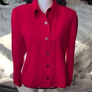 Sag Harbor Vibrant Red Blazer